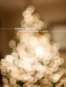 How to photograph Christmas Trees