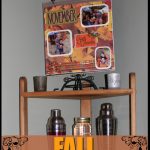 This fall scrapbook page layout that is cute and easy to make, but also interchangeable for all the different seasons!