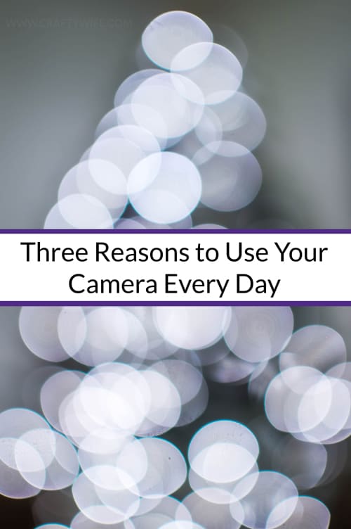 Three reasons you should use your camera every day to help you get better at using your DSLR.