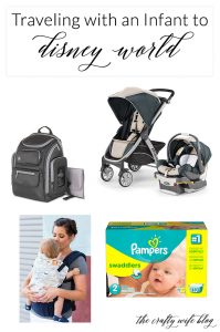 These tips & tricks will help you leave more room in your suitcase and less items to lug through the airport when traveling with an infant to Disney World!