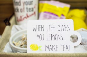 Brighten someone's day and send them off to work armed with Bigelow tea & other goodies to keep them healthy and happy during cold & flu season. Make your own gift basket and download a free SVG file! #meandmytea #ad