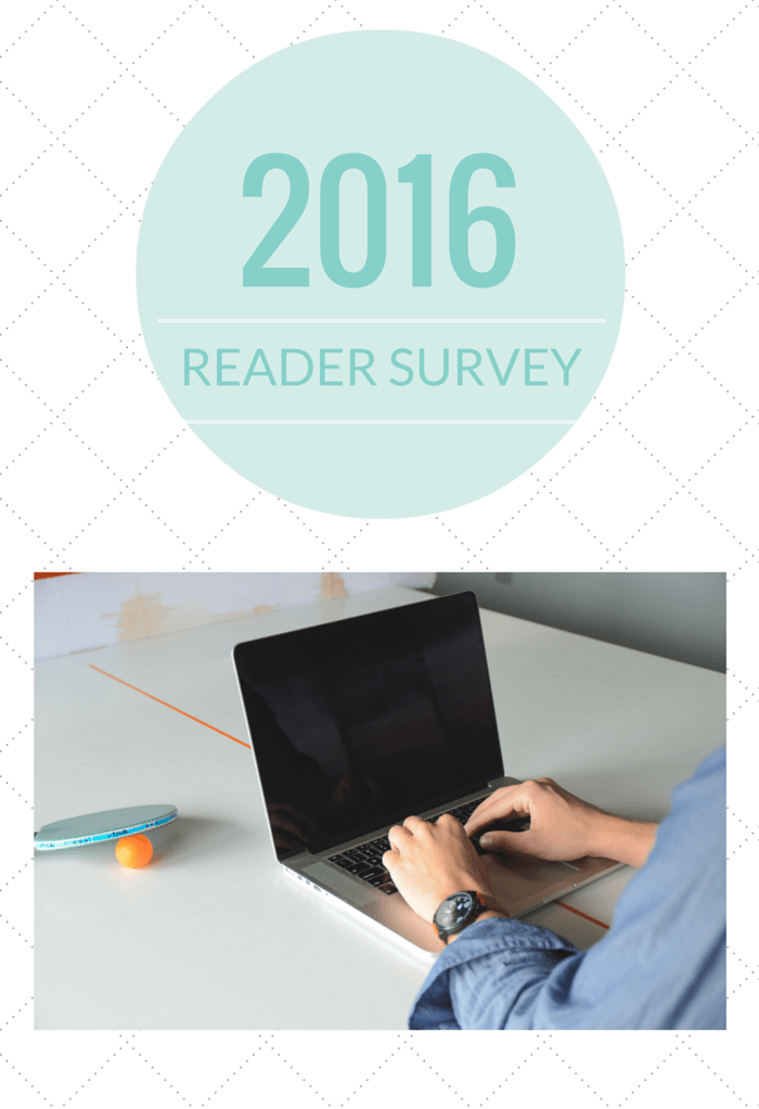 What do you want to see this year on the Crafty Wife blog? Fill out this six question reader survey to let me know!