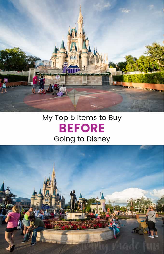 My Top 5 Items to Buy Before Going to Disney