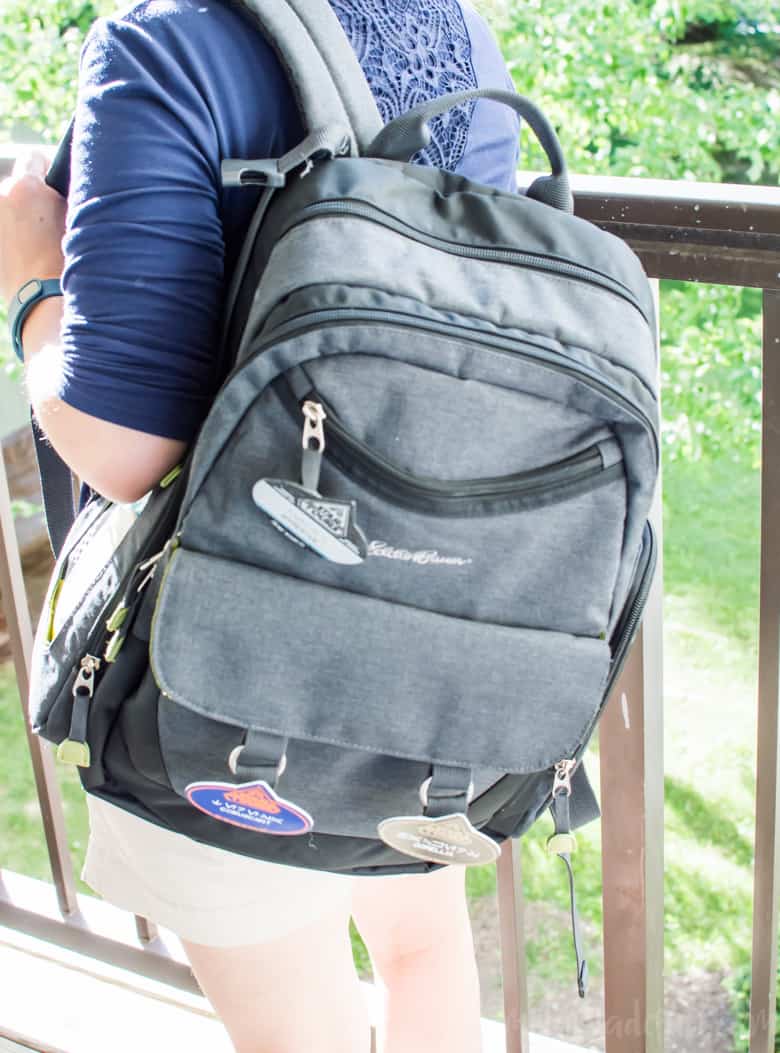 How to Pack a Minimalist Disney Diaper Bag