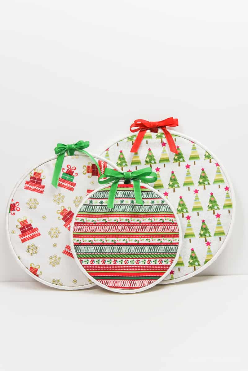 Christmas Crafts | Christmas Decor | Fabric Ornaments | DIY Christmas Ornaments