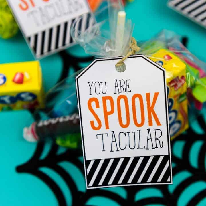 Print and Cut Halloween Gift Tags
