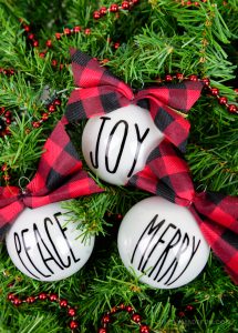 Rae Dunn Christmas Ornaments