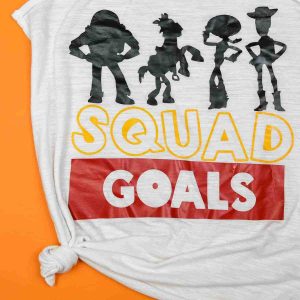 Toy Story Shirt - Toy Story Land is opening at Disney World Summer of 2018 and we're designing our own shirts for opening day! If you or your little ones love the Toy Story characters and can't wait for the new land to open at Disney's Hollywood Studios, you need these shirts! They're super easy to make with a Silhouette Cameo or Cricut Machine and when you're done you'll have super cute and custom shirts for your next Disney vacation!