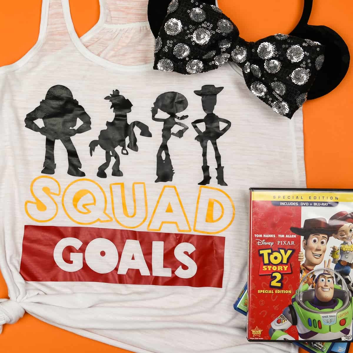 Toy Story Shirt - Toy Story Land is opening at Disney World Summer of 2018 and we're designing our own shirts for opening day! If you or your little ones love the Toy Story characters and can't wait for the new land to open at Disney's Hollywood Studios, you need these shirts! They're super easy to make with a Silhouette Cameo or Cricut Machine and when you're done you'll have super cute and custom shirts for your next Disney vacation!