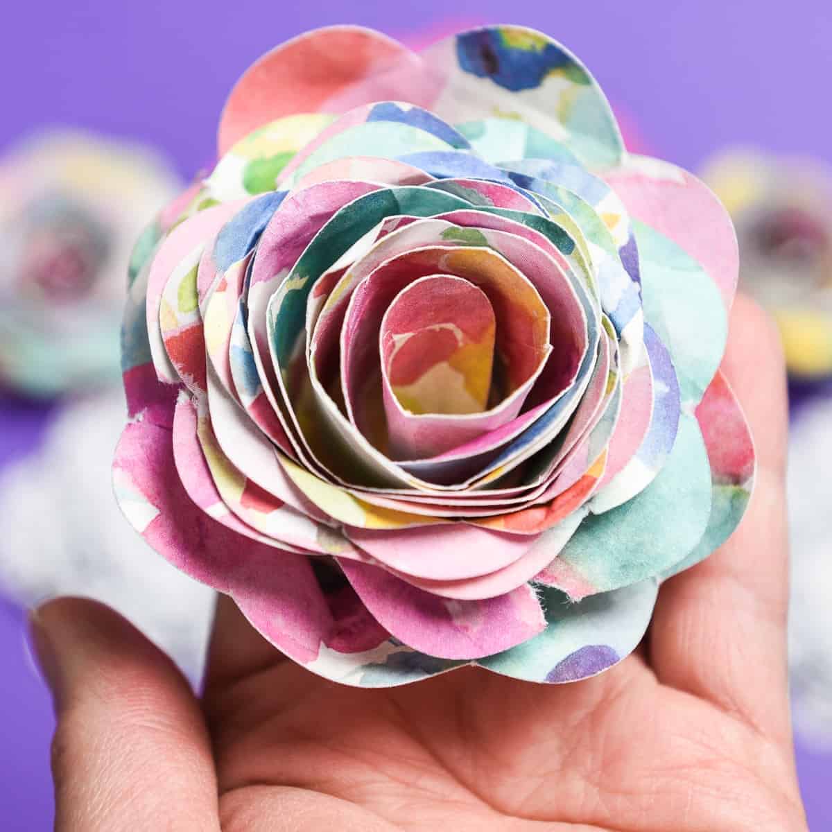 3 Ways to Make 3D Paper Flowers with Your Silhouette