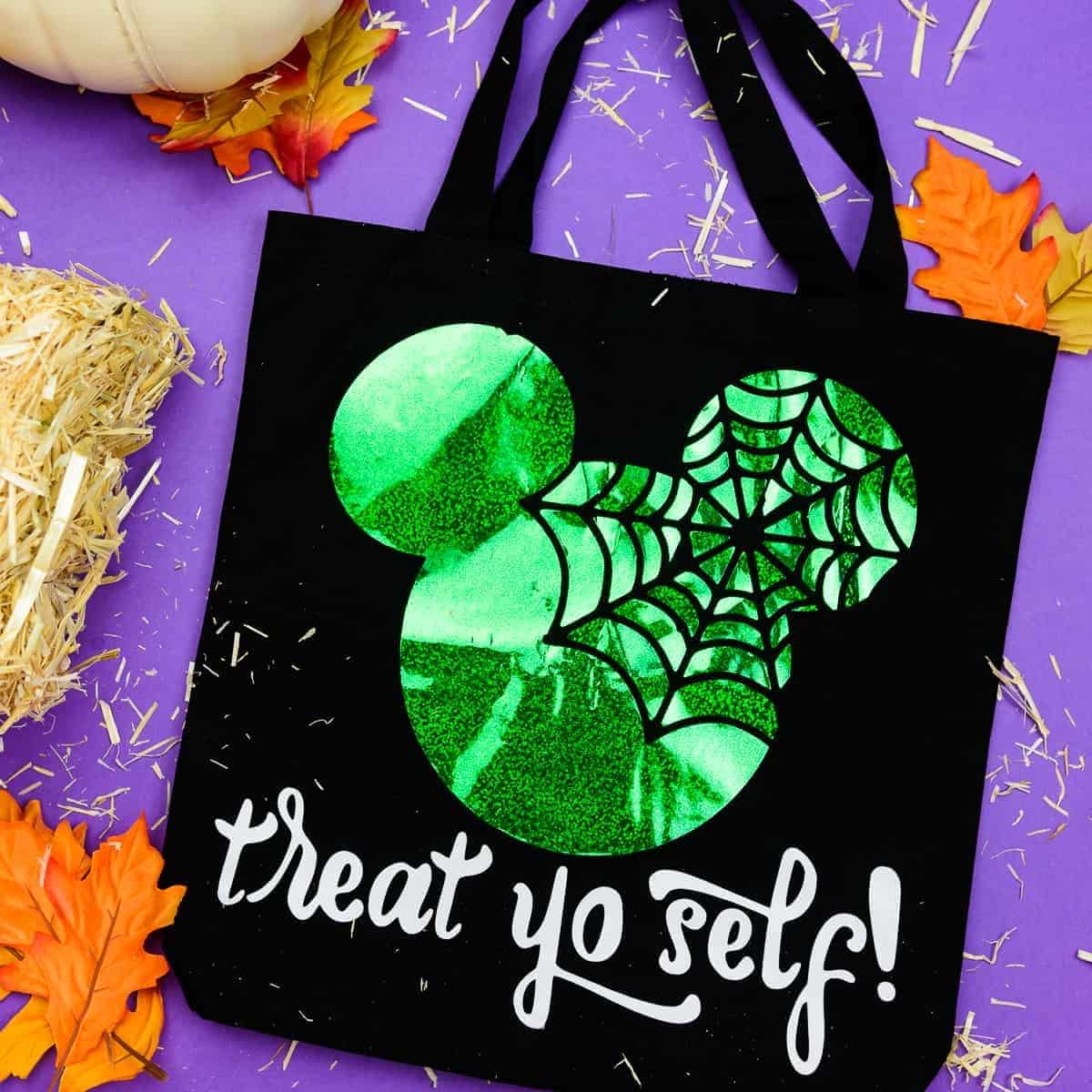 Treat Yo Self Halloween Trick or Treat Bag