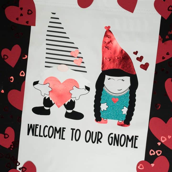 Heat Transfer Vinyl Gnome Garden Flag