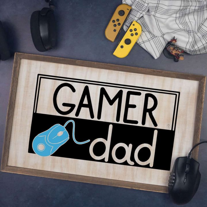 Gamer Dad SVG Cut File: 2 Ways