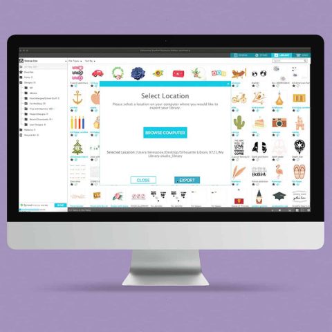 How to Back Up Your Silhouette Studio Library - Simply Made Fun
