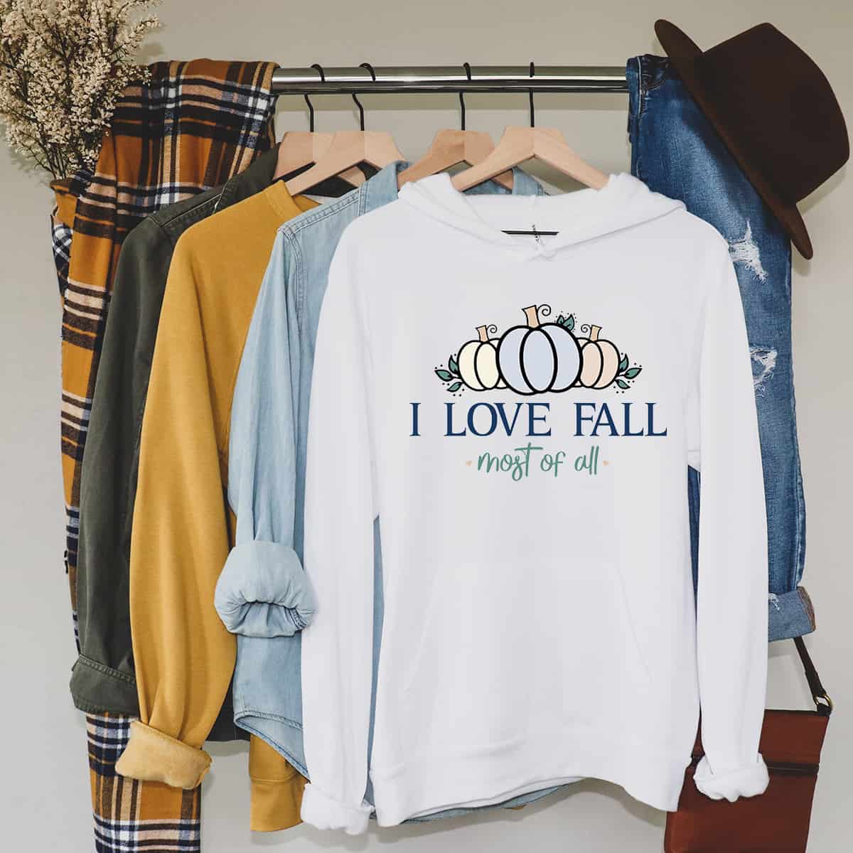 I Love Fall SVG for Sublimation