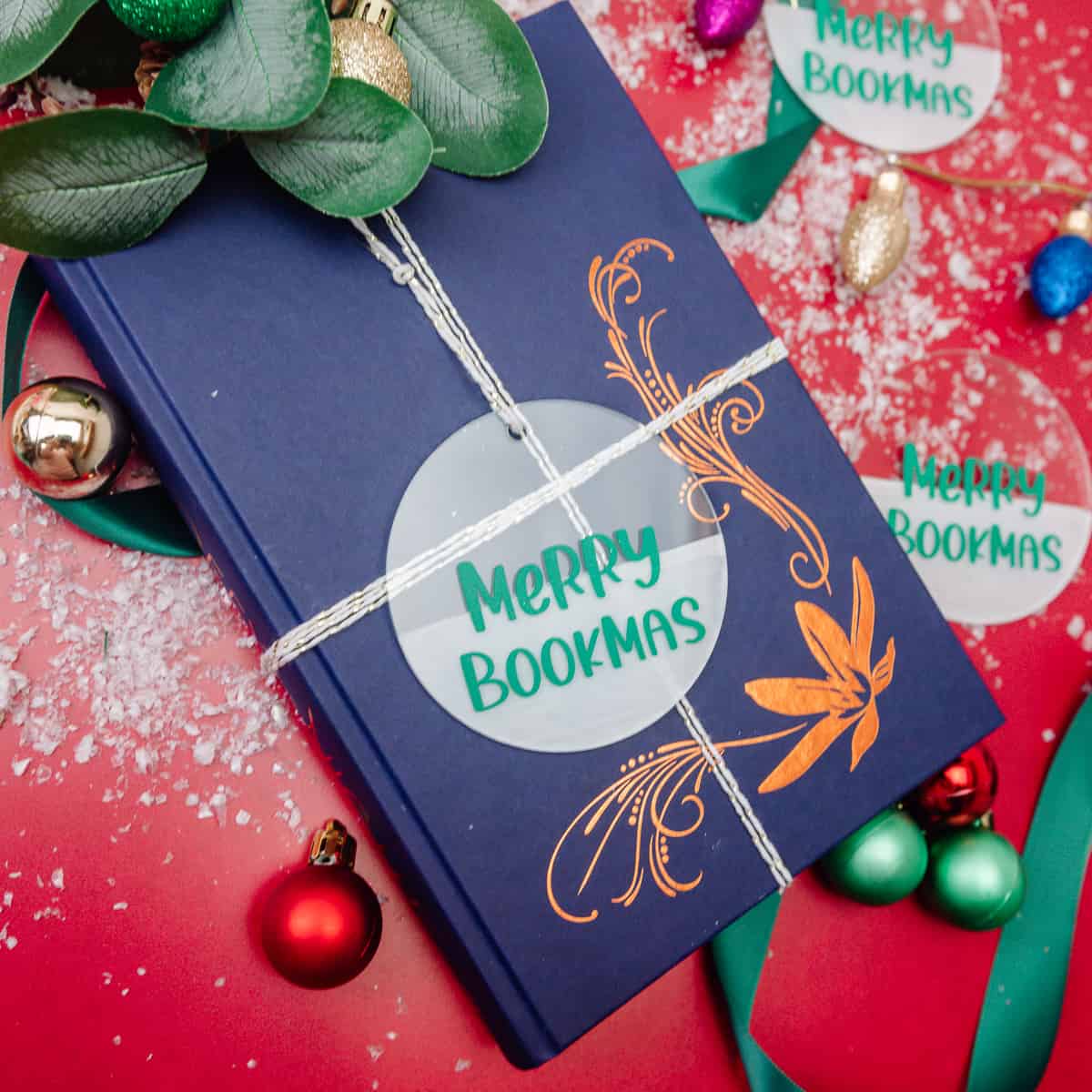 Merry Bookmas Gift Tag