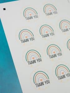 gender neutral baby shower gift tags